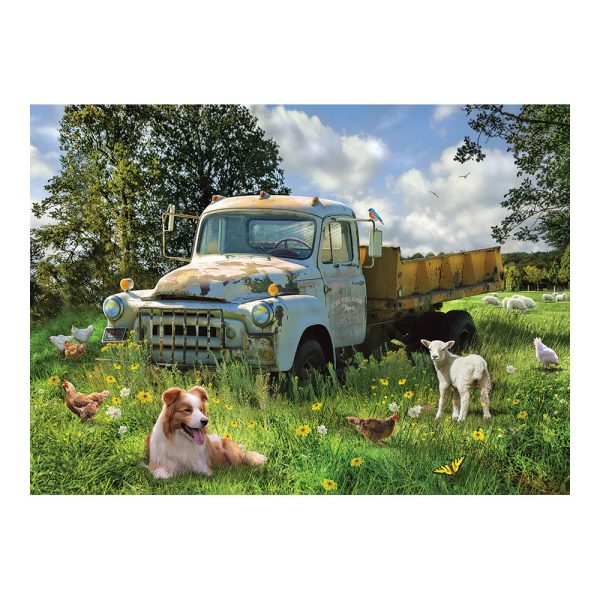 Cobble Hill Sheep Field Puzzle Image