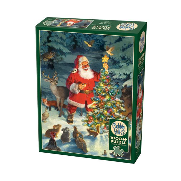 Cobble Hill Santa's Tree Puzzle Box Image