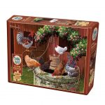 Cobble Hill The Chickens Are Well Puzzle Box Image