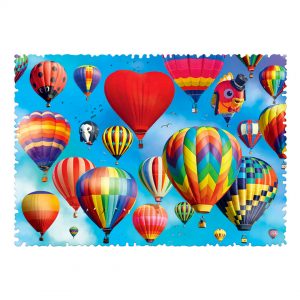 Trefl Crazy Shapes Colourful Balloons - 600 Piece Jigsaw Puzzle - Image 2