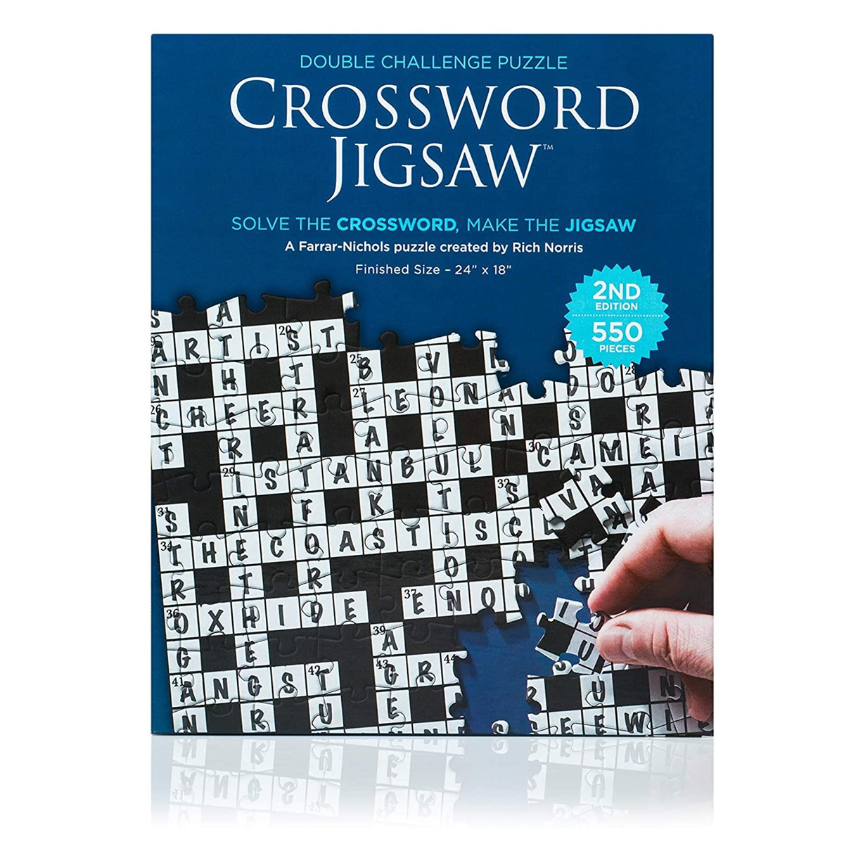 Babalu Crossword Jigsaw 2nd Edition 550 Piece Double Challenge Puzzle