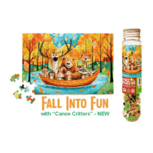 Micro Puzzles Canoe Critters 150 mini piece puzzle - Image 1