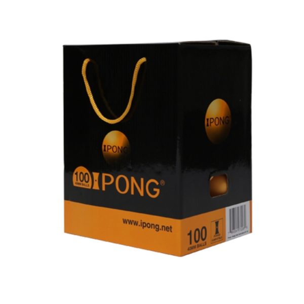 ipong orange table tennis balls 100 pack