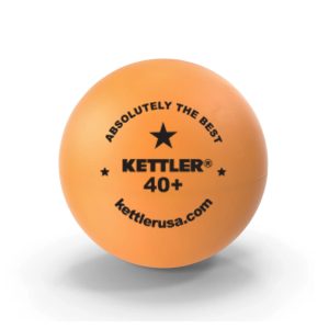 Kettler 1-Star Orange Table Tennis Balls (6 pack)