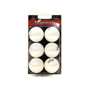 Swiftflyte 40+ 1 Star White Table Tennis Balls
