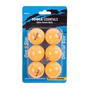 Joola Essentials 1 Star Orange Table Tennis (6 Pack)