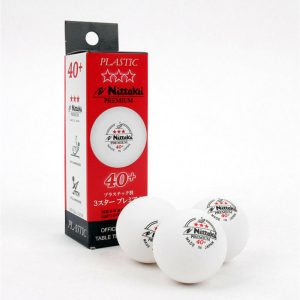 Nittaku 3 Star Premium 40+ Table Tennis Balls (3 Pack)