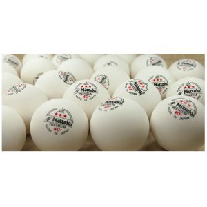 Nittaku 3 Star Premium 40+ Table Tennis Balls (120 pack)