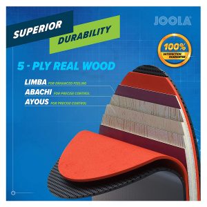 Joola Omega Speed Table Tennis Racket with Vizon Rubber - Image 4