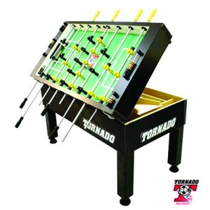 Tornado T3000 Foosball Table in Crimson or Matte Black - Image 4
