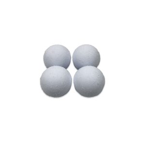 White Fuzzy Balls for Foosball Image