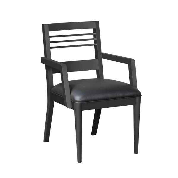 Collins Game Chair in Graphite finish