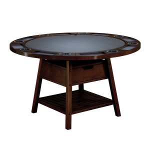 Obey Game Table in Nutmeg finish
