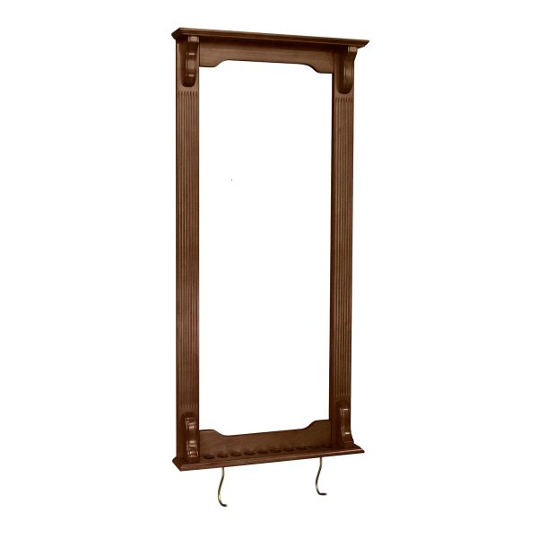 Heritage Wall Cue Rack in Nutmeg finish