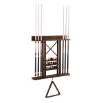 Harpeth Wall Cue Rack in Gunshot finish