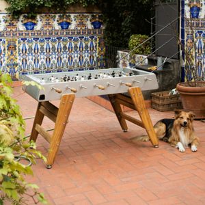 RS Barcelona RS3 Wood Indoor / Outdoor Foosball with INOX finish - Image 3