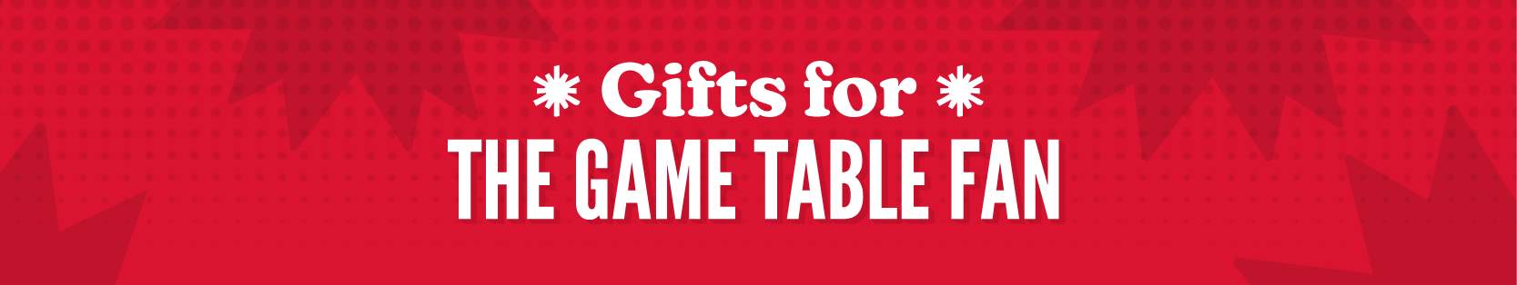 Holiday Game Tables Banner